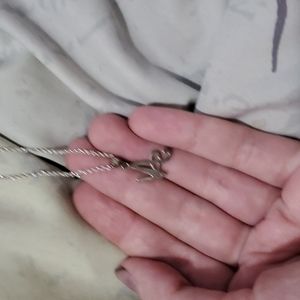 "A" letter necklace